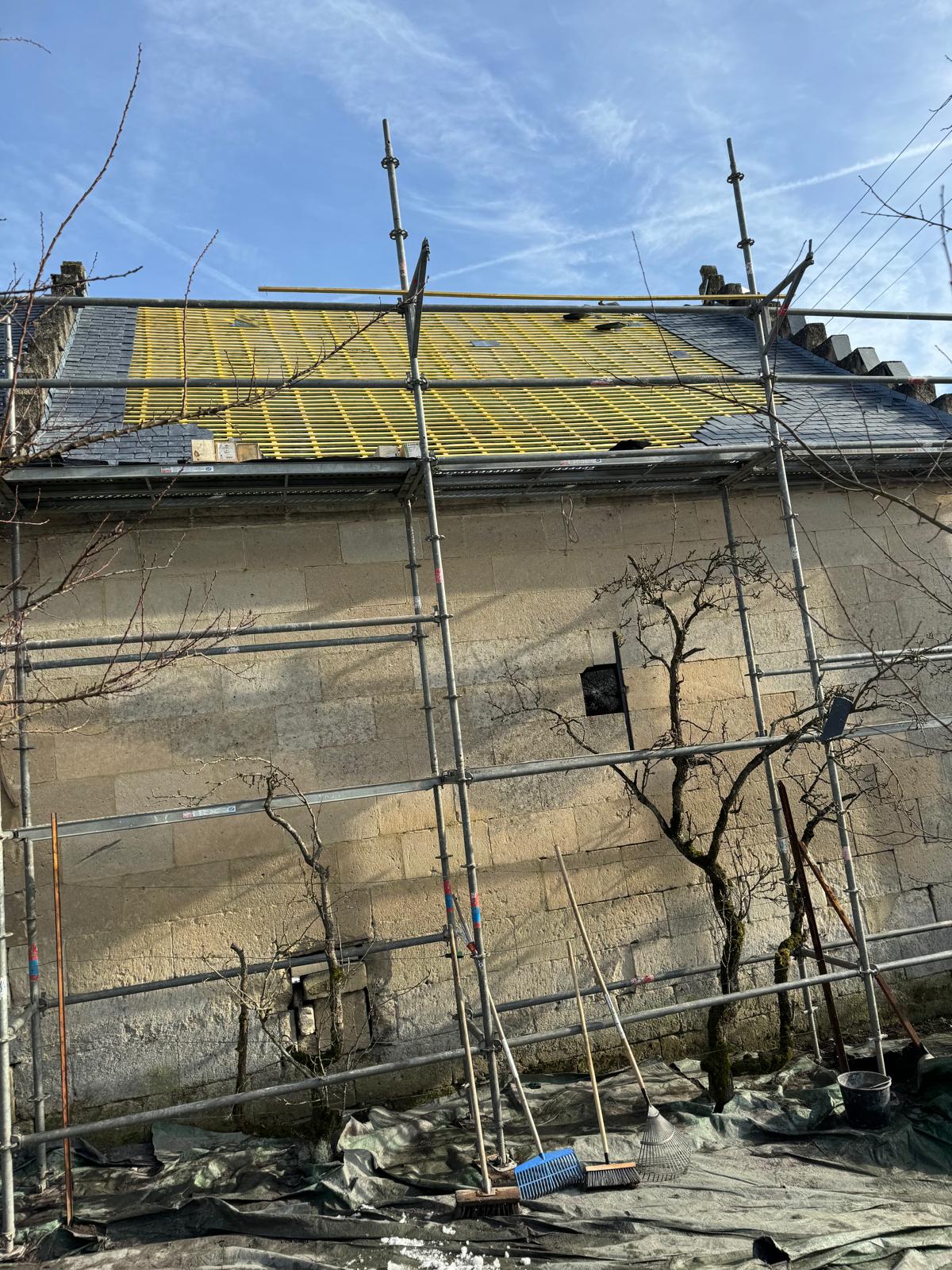 Chantier couverture ardoise Oise