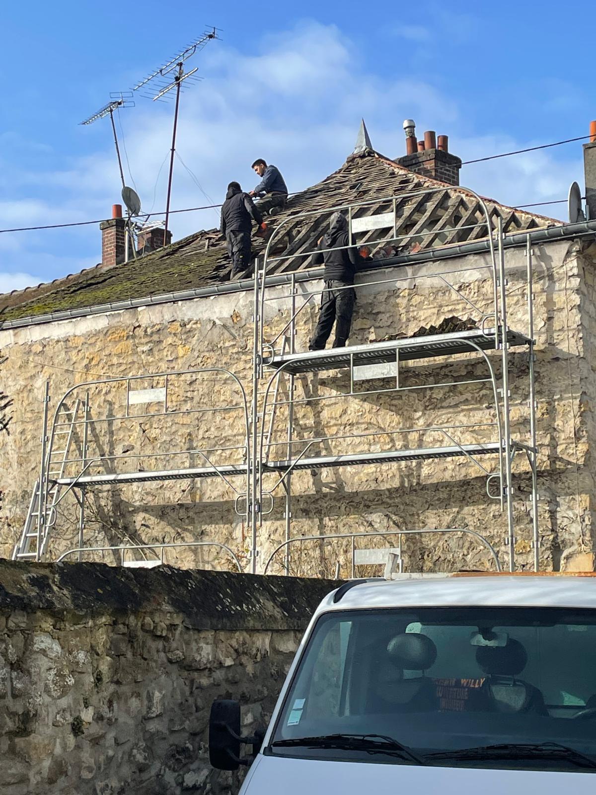 Dépose toiture tuiles Compiègne